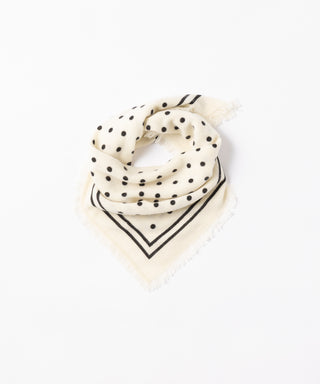 Cashmere dots scarf