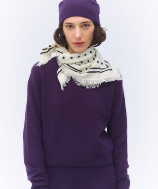 Cashmere dots scarf