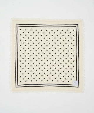 Cashmere dots scarf