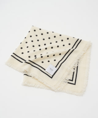 Cashmere dots scarf