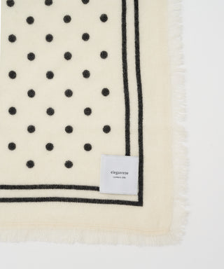 Cashmere dots scarf